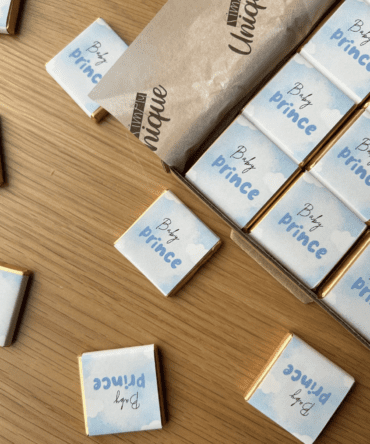 New baby boy Personalised Chocolate